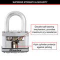 Master Lock Padlock - 45mm - Boron Carbide - Maximum Security 4 Pack - SuperSaverAU - view 4