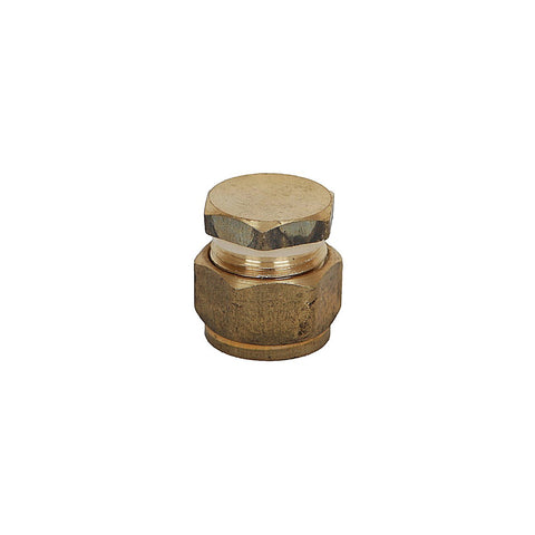 Brasshards 15mm Brass Compression Stop - Lead-Free - Tool-Free Installation - SuperSaverAU - view 1