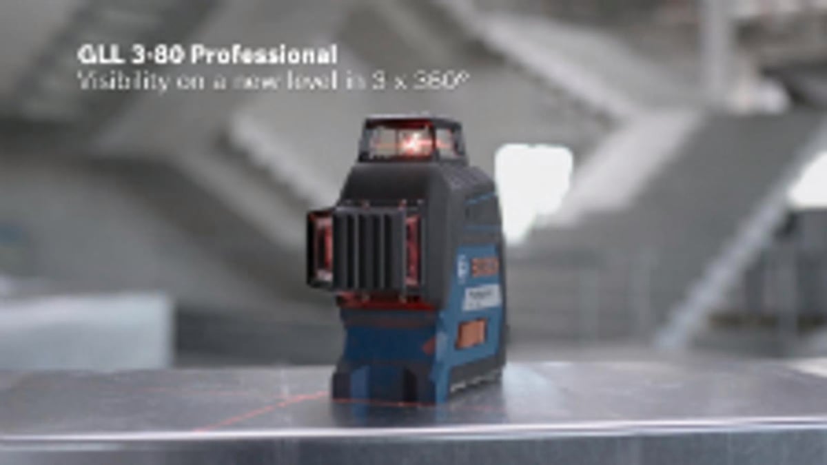 Bosch Line Laser - 3 x 360° - Plastic - Self-Levelling