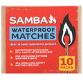 Samba Waterproof Matches 10 Pack - 50mm Long - Reliable Ignition Outdoors - SuperSaverAU - view 2
