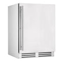 Artusi 127L dual zone outdoor beverage chiller - beech wood shelves, inverter compressor - AOFDZ127X
