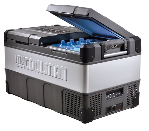 myCOOLMAN 96L dual zone portable fridge - Dual climate zones, Bluetooth app - Grey - CCP96DZ