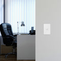 Deta X6 White Single Vertical Switch - 1 Gang - Polycarbonate - Durable - SuperSaverAU - view 3