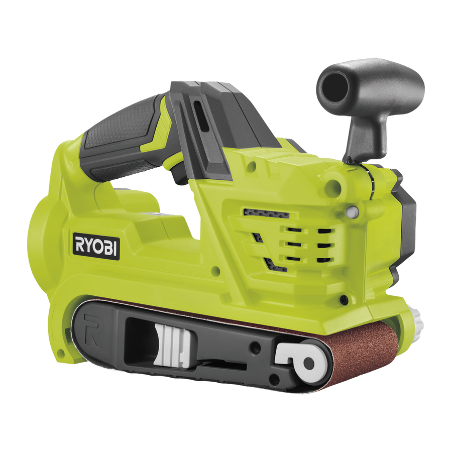 Ryobi 18V One Belt Sander Skin Only - 76mm x 457mm - Cordless - Efficient Sanding - SuperSaverAU - view 1