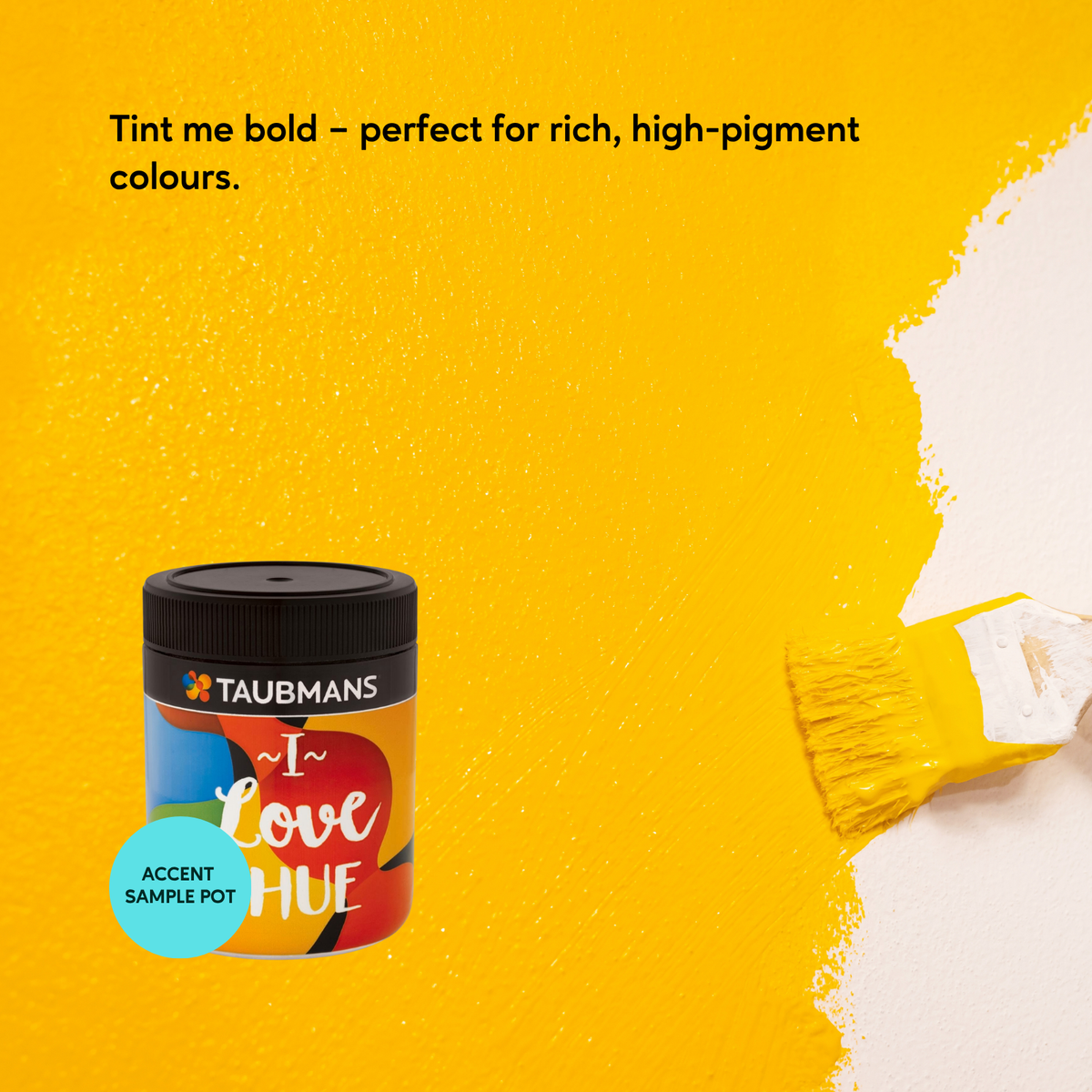 Taubmans Accent Sample Pot 500ml Water-Based Easy Clean Interior Paint - SuperSaverAU - view 3