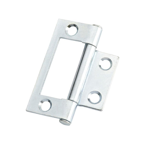 Lane Zinc Plated Easy Fit Hinge 50 x 40 x 1 2mm 2 Pack Home Security - SuperSaverAU - view 1