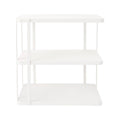 Ezystorage 3 Tier Corner Shelf - 250mm - White - Space-efficient Storage - SuperSaverAU - view 2