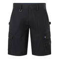 Citeco Black Ripstop Cargo Mid Shorts - 235gsm Stretch Ripstop, Size 102R