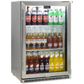 Schmick 118L Alfresco Bar Fridge - 304 Stainless Steel, Heated Triple Glazed Door - SK118R-SS