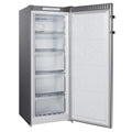 CHiQ 166L Hybrid Upright Freezer - Stainless Steel, Frost Free, Multi Air Flow, Reversible Door - CSH165NSS