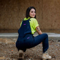 Green Hip All Women Overalls - Size 6 - Blue - Adjustable - UPF 50+ - SuperSaverAU - view 3