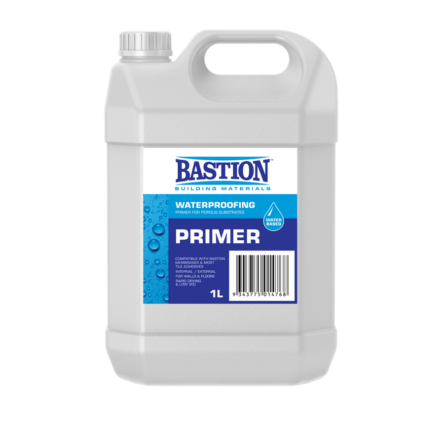 Bastion Water Based Primer - 1L - Low VOC - Rapid Drying - For Porous Surfaces - SuperSaverAU - view 1