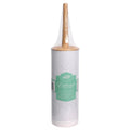Sabco Toilet Set - 95mm x 400mm - White - Bamboo - Removable Base - SuperSaverAU - view 1