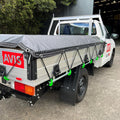Lion 2 x 2.5m Single Cab Ute Reflx AquaTech Cargo Cover Black Waterproof