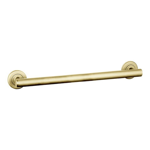 Evekare 600mm Brushed Brass Linear Grab Rail - Concealed Flange - 250kg Support - SuperSaverAU - view 1