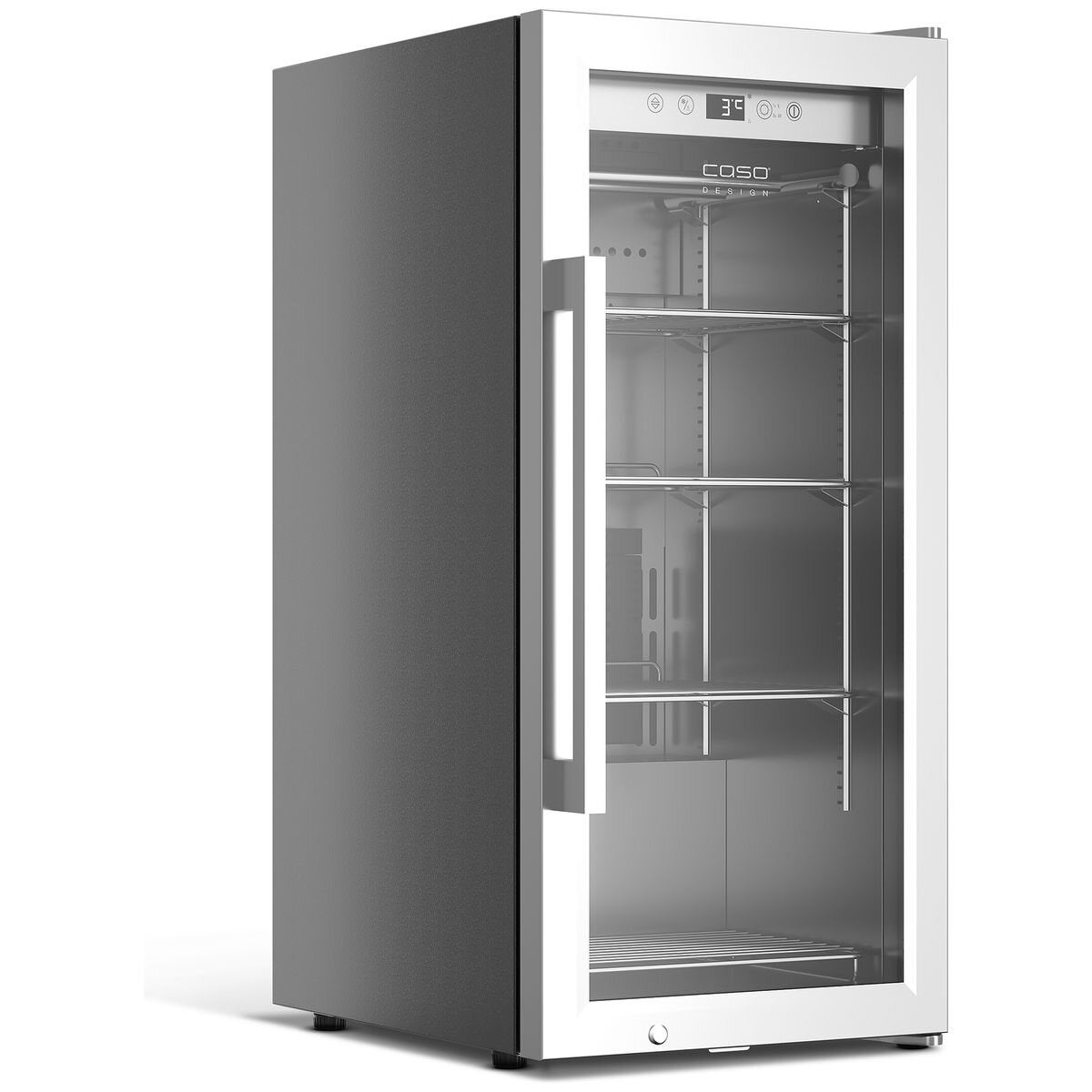 Caso Design 63L dry aged meat cabinet - stainless steel, humidity control, UV protective glass - DA-689