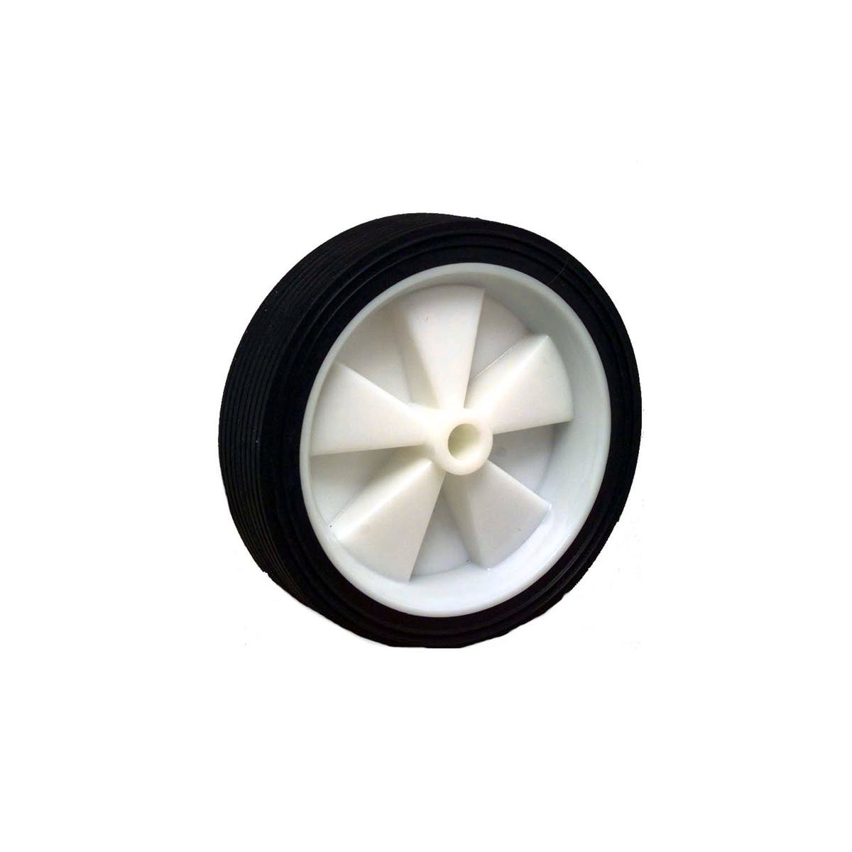 Move It 150mm Rubber Tyre - White Plastic Centre - Easy Install - 30kg Load - SuperSaverAU - view 1
