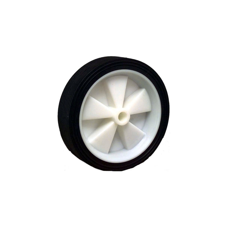 Move It 150mm Rubber Tyre - White Plastic Centre - Easy Install - 30kg Load - SuperSaverAU - view 1