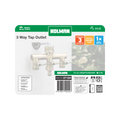Holman 3 Way Metal Tap Outlet - 152mm x 118mm x 56mm - Gold - SuperSaverAU - view 4