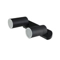 Brilliant Lighting Coolum Twin Wall Light - Black - 240V - Stainless Steel - Weather Resistant - SuperSaverAU - view 2