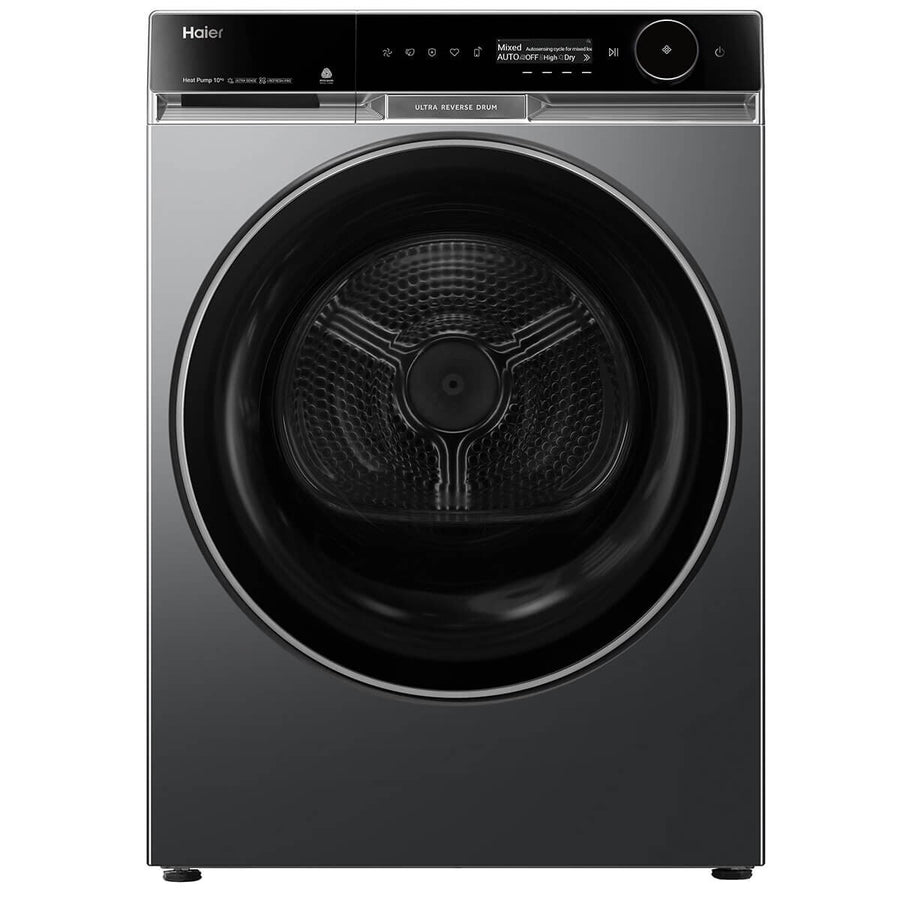 Haier 600 Series 10kg Heat Pump Dryer - Black, 10 Star Energy Rating, Ultra Sense - HDHP10PXB1