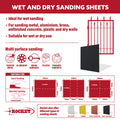 Rocket 400 600 Wet Dry Sanding Sheets 6 Pack - 230mm x 280mm - Versatile Wet/Dry Use - SuperSaverAU - view 5
