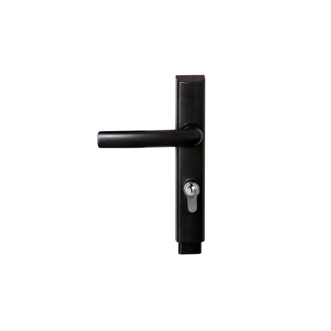 Gainsborough Austral Lock Elegance Push 2 Go - 2 Keys - 195mm x 115mm - Black Satin - SuperSaverAU - view 1