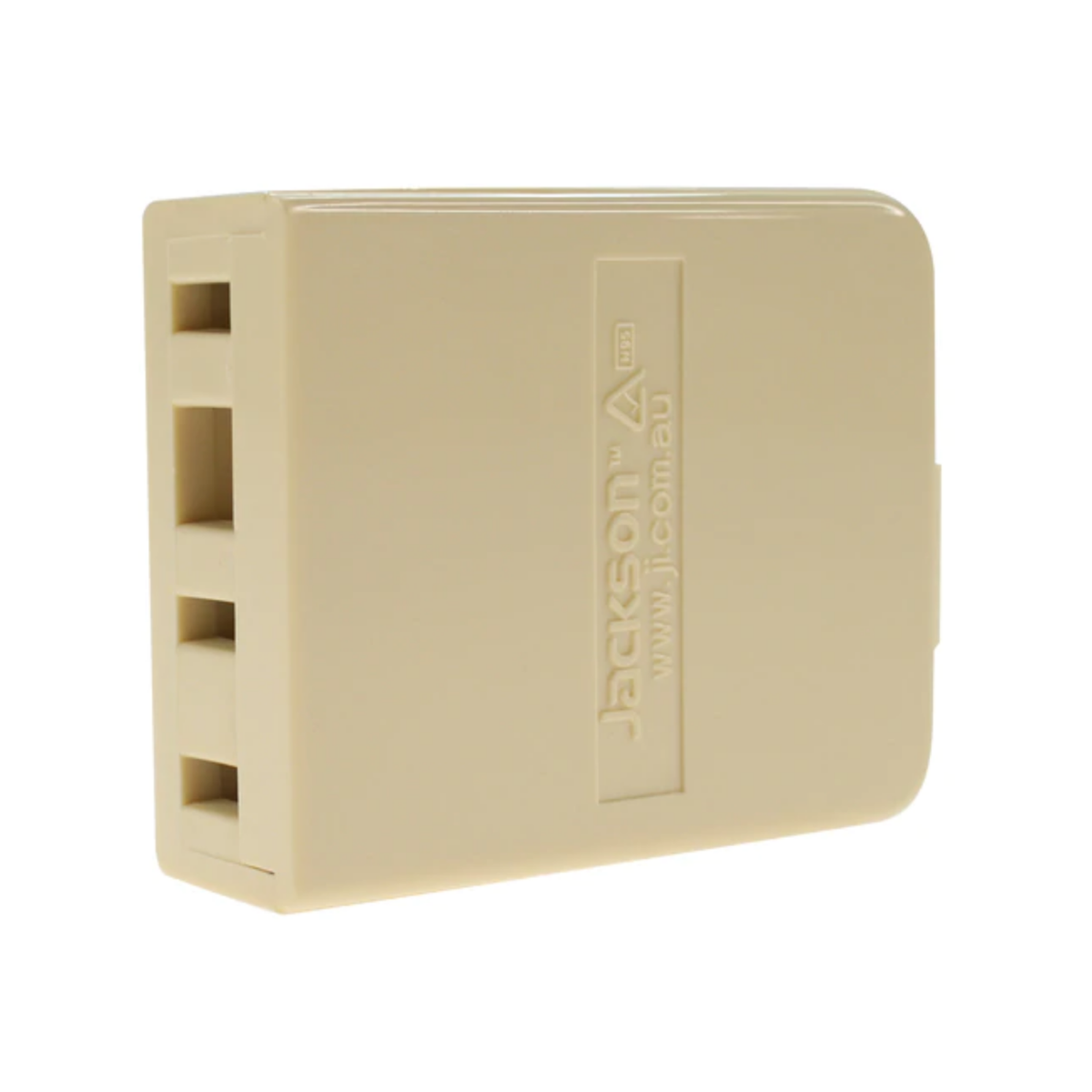 Jackson Modular Telephone Adaptor - RJ45 to RJ12 - 45mm Plastic - Durable - SuperSaverAU - view 1