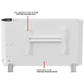 Goldair 2400W Convector Panel Heater - Wi-Fi and Voice Control, 24-Hour Timer, White - GPCV405