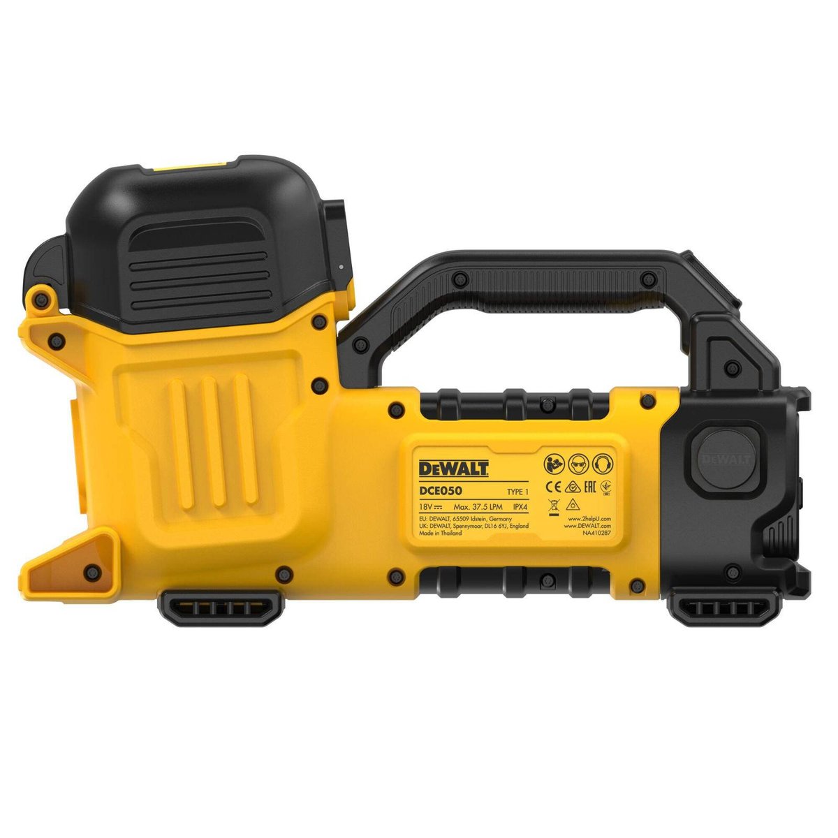 Dewalt 18V XR Transfer Pump Bare Unit DCE050N-XJ - 38L/min - Self-Priming - SuperSaverAU - view 3