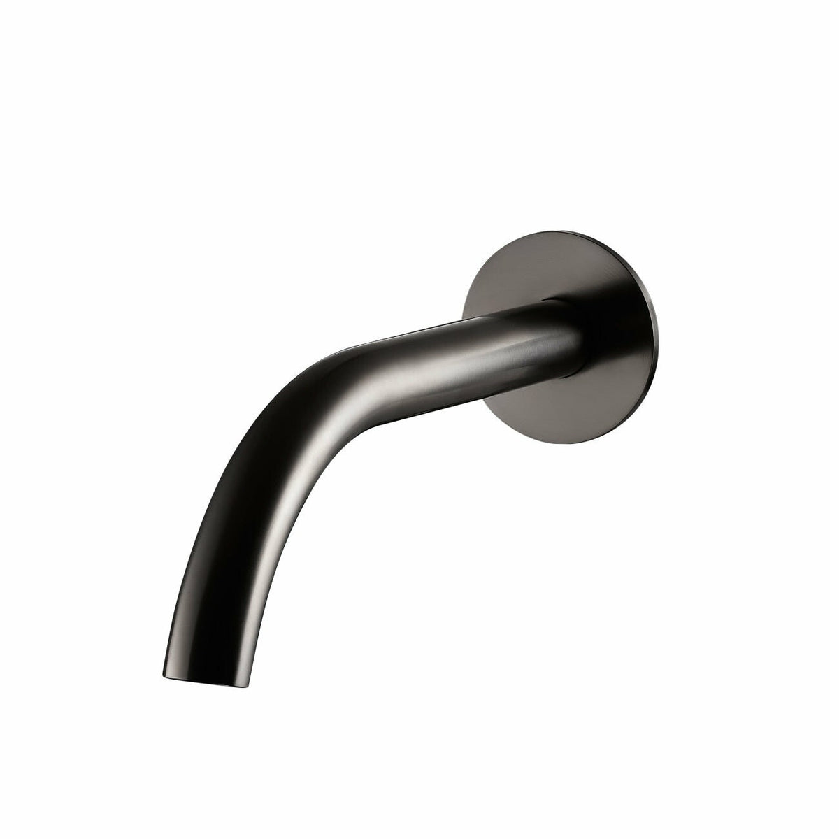 Rogerseller Eccentric Wall Basin Spout 200mm - Brushed Nickel - 6 Star Water Rating - 3606004107