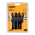 DEWALT Oscillating Multi Tool Cutting Saw Blade Set - 3pc - HCS - 120mm x 25mm - SuperSaverAU - view 2