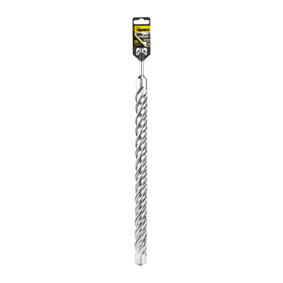 Kango SDS Plus Drill Bit 28mm x 450mm Steel Low Vibration Performance - SuperSaverAU - view 1