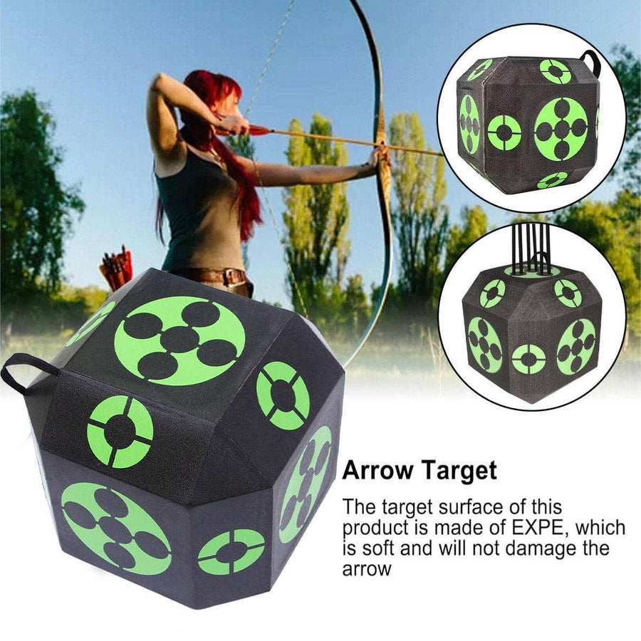 3D Archery Target, 38 x 38 cm, Multiple Target Faces