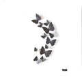3D Butterfly Magnetic Wall Stickers Room Decor - 7008, Pack of 12