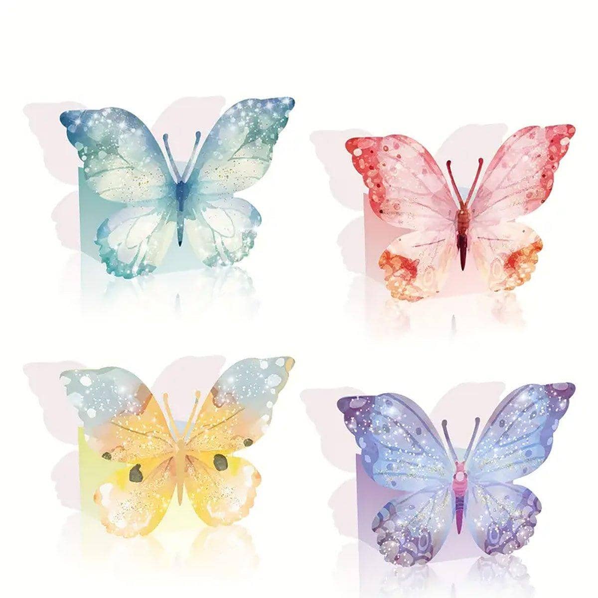 3D Butterfly Snack Boxes, 20 x 14 x 8 cm, Pack of 24 - view 5