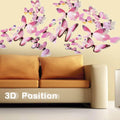 3D Butterfly Wall Stickers Removable Decals - Style 7501, Pack of 12 - view 4