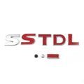 3D Car Letter Badge Self-Adhesive Emblem - Red Letter T - view 6