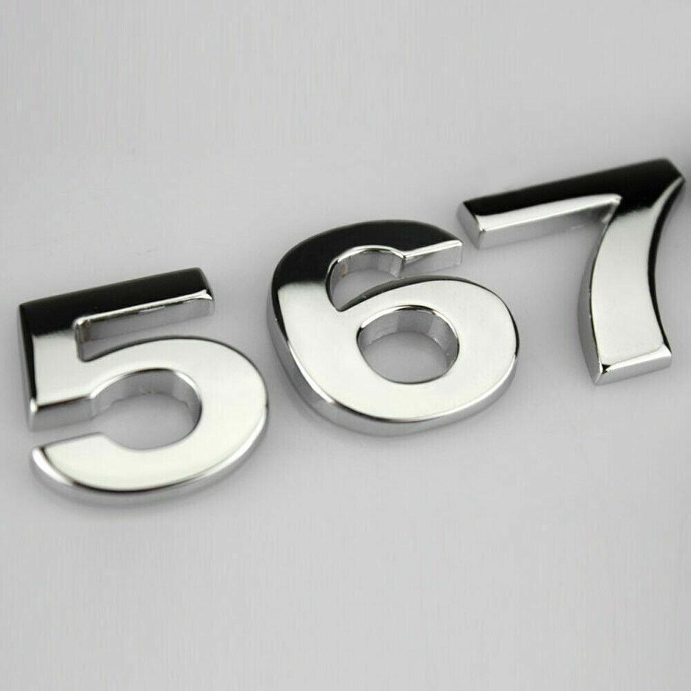 3D Chrome Car Letter Badge Self-Adhesive Emblem - Letter B - view 12