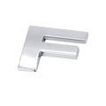 3D Chrome Car Letter Badge Self-Adhesive Emblem - Letter F