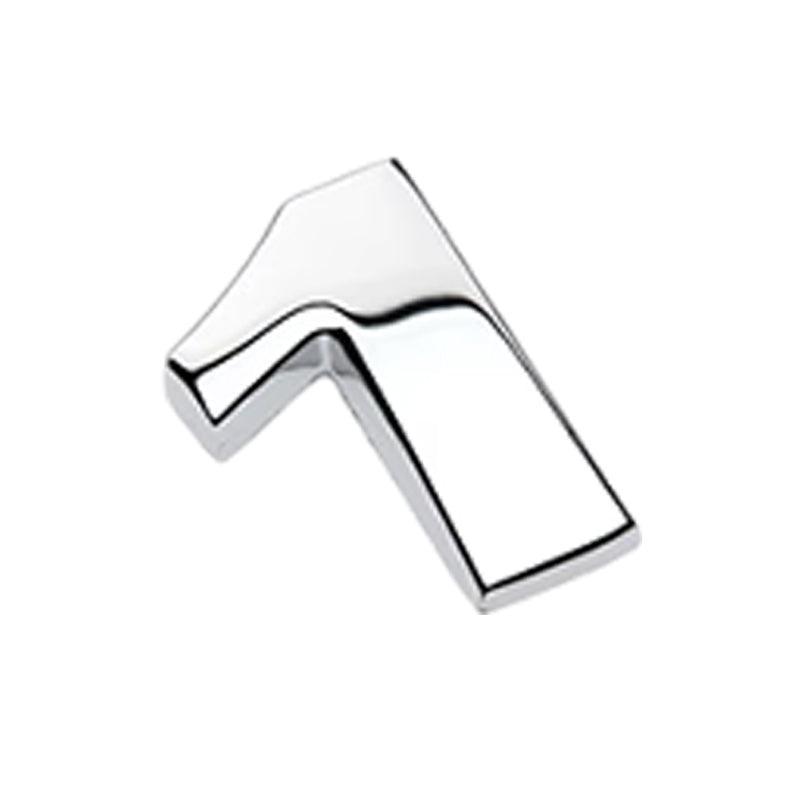3D Chrome Car Number Badge Self-Adhesive Emblem - Number 1