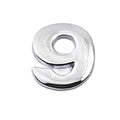 3D Chrome Car Number Badge Self-Adhesive Emblem - Number 9