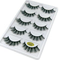 3D False Eyelashes, 5 Pairs - Light Natural Wisp