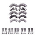 3D False Eyelashes, 5 Pairs - Long Fluffy Style 48 - view 3