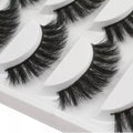 3D False Eyelashes, 5 Pairs - Mixed Look Style 55 - view 4