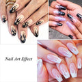 3D Flame Nail Stickers - Black - view 4