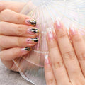 3D Flame Nail Stickers - Black - view 5
