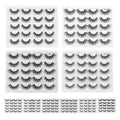 3D Mink False Eyelashes, 10 Pairs - Long Dramatic Spikes (Y007) - view 3
