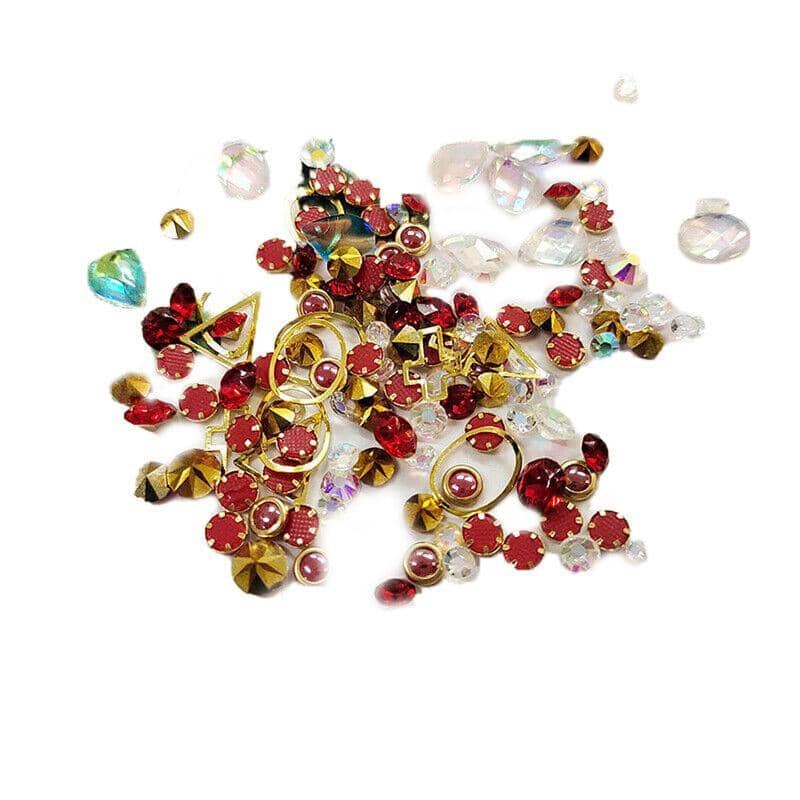 3D Nail Art Crystals Heart and Diamond Styles - Number 3