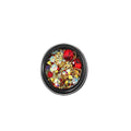 3D Nail Art Rhinestone Decoration Jar - Red Crystals